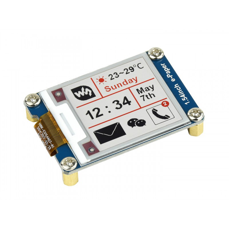 1.54inch E-Ink display module 200x200, three-color SKU: 13338