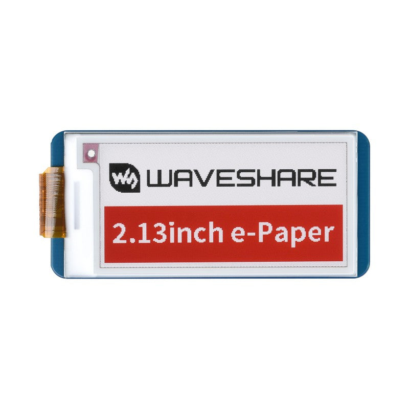 2.13inch E-Paper HAT (B), 250x122, Red/Black/White, SPI Interface SKU: 13448