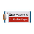 2.13inch E-Paper HAT (B), 250x122, Red/Black/White, SPI Interface SKU: 13448