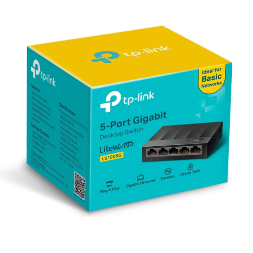 TP-Link 5-Port Desktop Switch (10/100/1000Mbit/s)