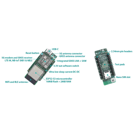 Walter - WiFi/BLE/NB-IoT/LTE-M/GNSS module