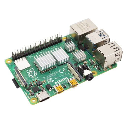4 teiliges Kühlkörper Set für Raspberry Pi 4, silber