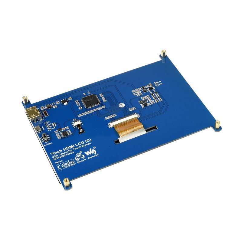 Waveshare 7inch HDMI LCD - 1024×600 Touchscreen SKU: 11199