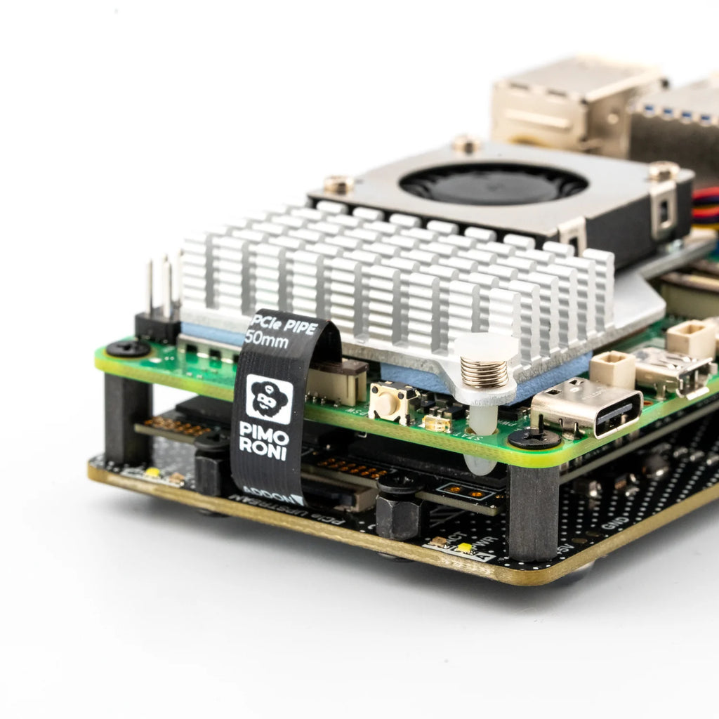 Pimoroni NVMe Base Duo Speichererweiterung für Raspberry Pi 5, 2x M-Key Slot, PCIe Gen 2 Switch