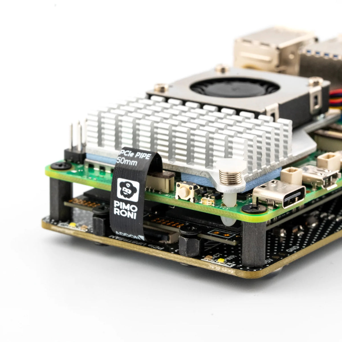 Pimoroni NVMe Base Duo Speichererweiterung für Raspberry Pi 5, 2x M-Key Slot, PCIe Gen 2 Switch
