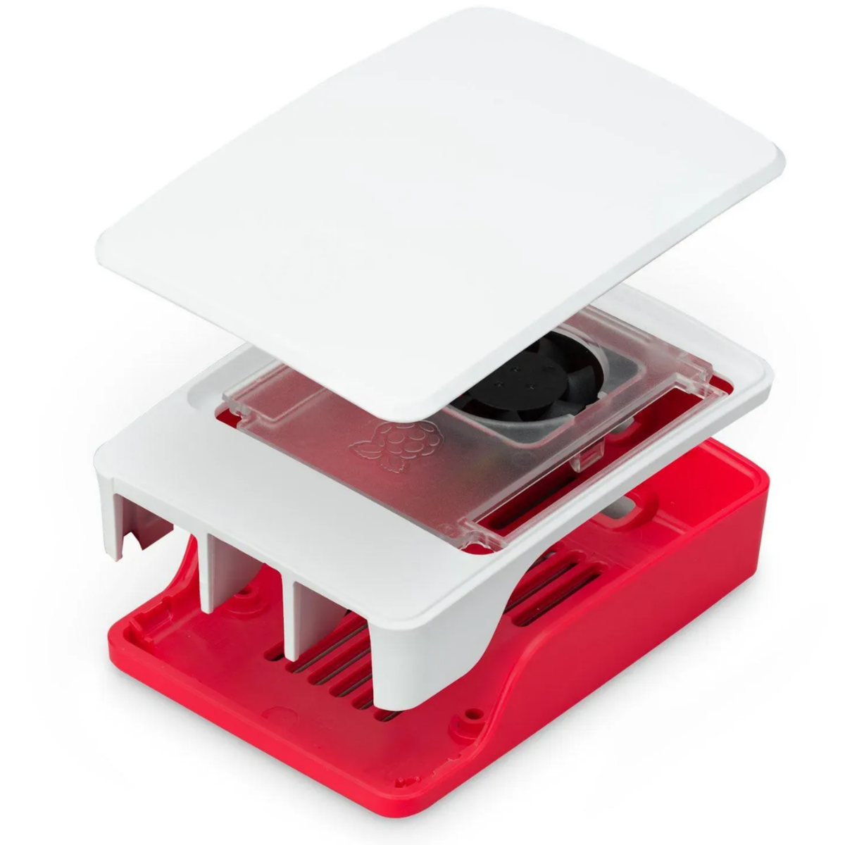 Offizielles Gehäuse für Raspberry Pi 5 rot/weiß