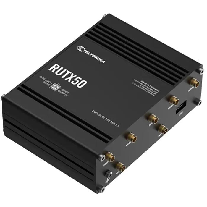 Teltonika RUTX50 WLAN-Router 5G 3300 Mbit/s 5G, 867 Mbit/s, Wi-Fi 5 Dualband, Mesh, MU-MIMO