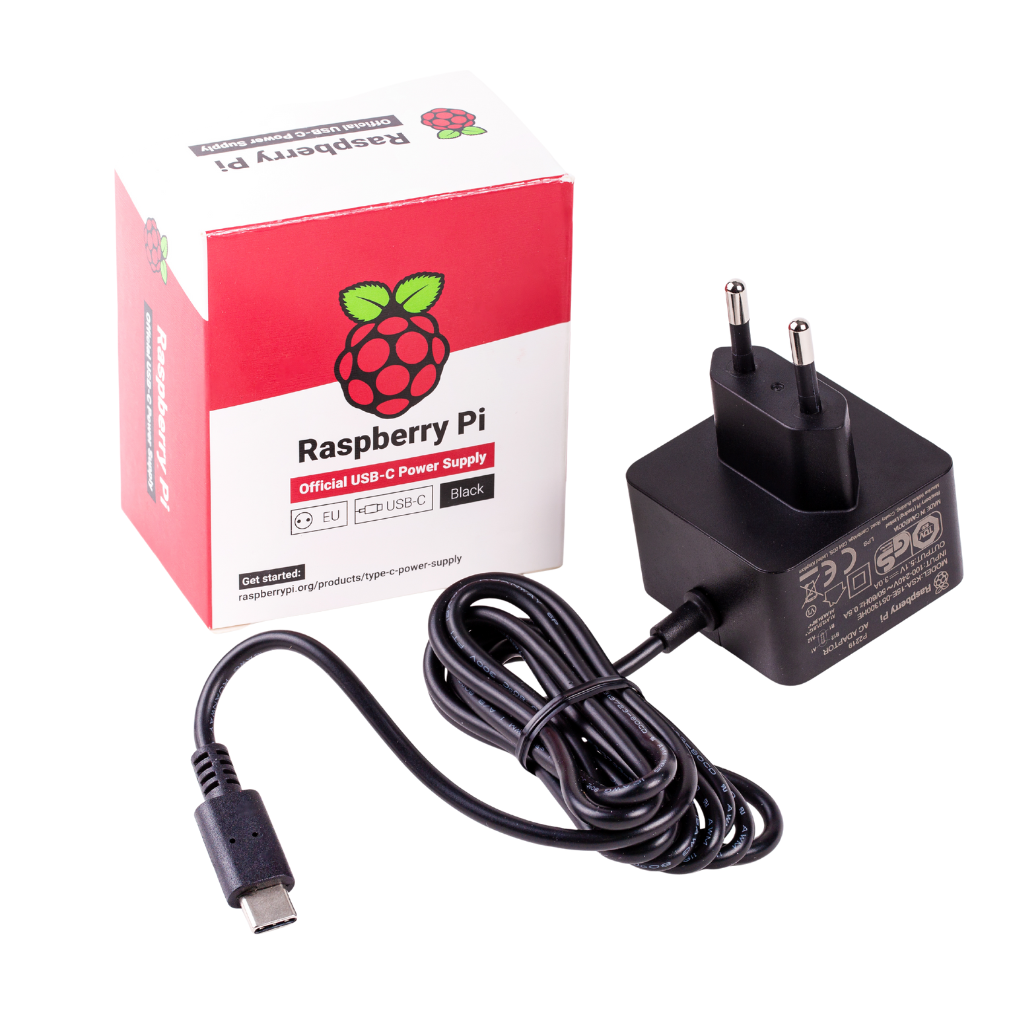 Raspberry Pi 15W USB-C Netzteil schwarz EU