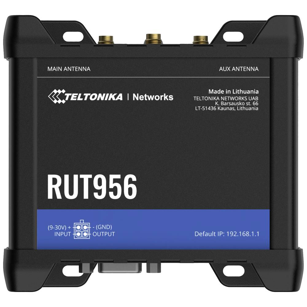Teltonika RUT956 WLAN-Router 4G LTE, bis 150 Mbit/s LTE,150 Mbit/s, Wi-Fi 4