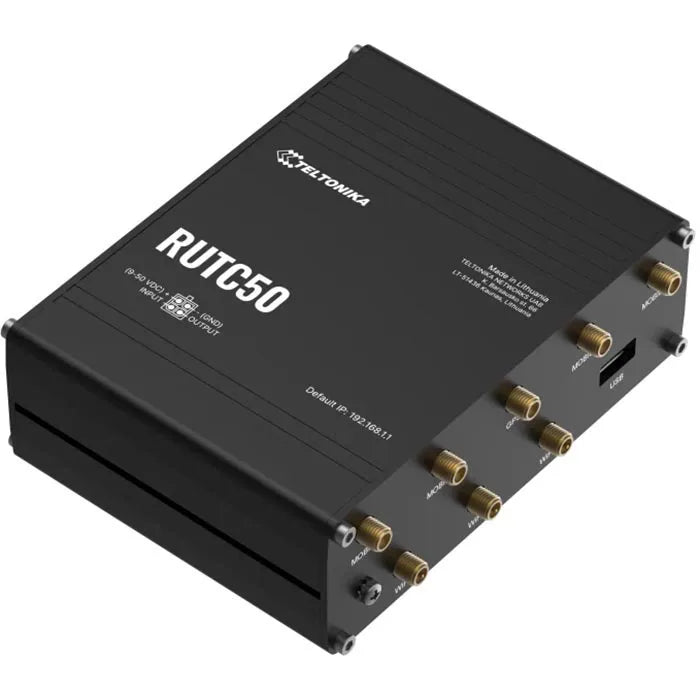 Teltonika RUTC50 WLAN-Router 5G, 3400 Mbit/s 5G, 2978 Mbit/s, Wi-Fi 6 Dualband