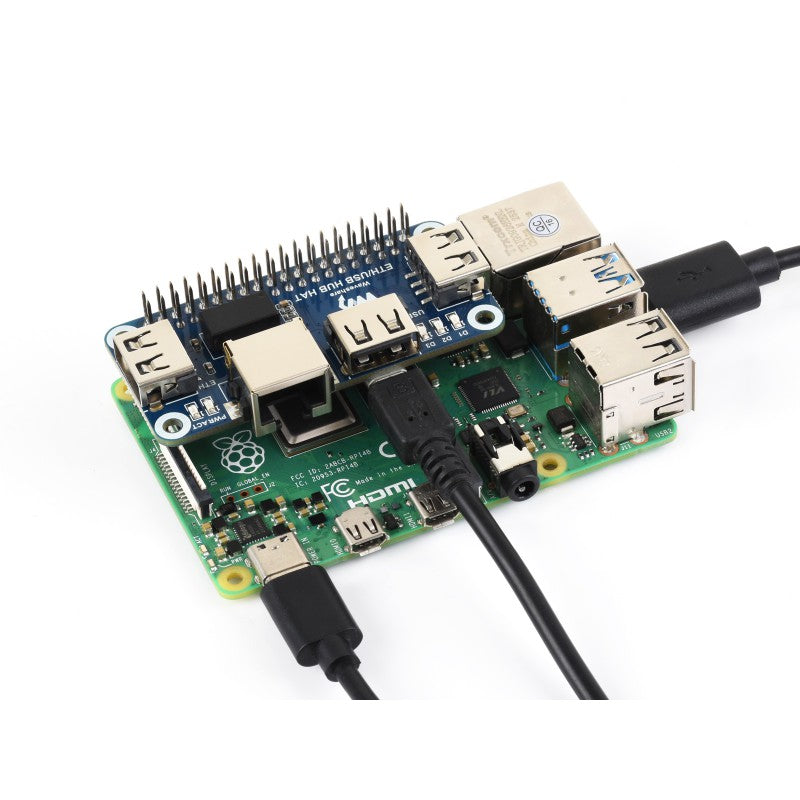 Waveshare ETH/USB HUB HAT für Raspberry Pi SKU: 16595