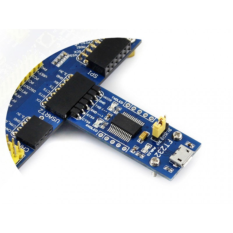 FT232 USB UART Board (micro), USB To TTL (UART) Communication Module SKU: 11324