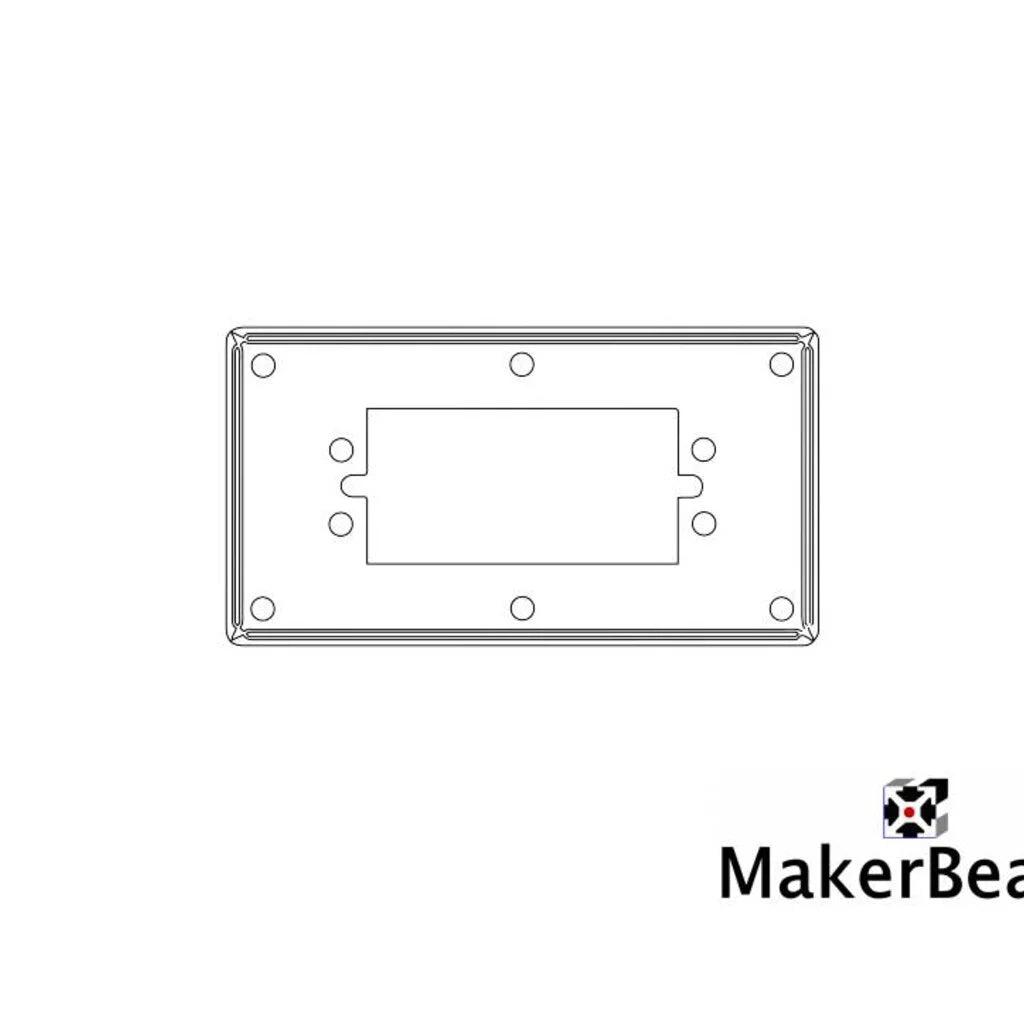 MakerBeam - 10x10mm Servohalterung, 1 Stück