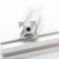 MakerBeam - 10x10mm, 1 Stück, 600mm, Silber, eloxiert