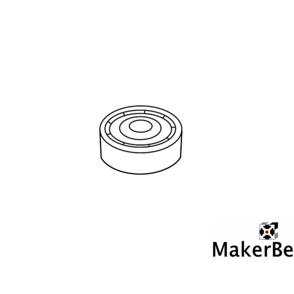 MakerBeam - 10x10mm M3 Kugellager, 10 Stück