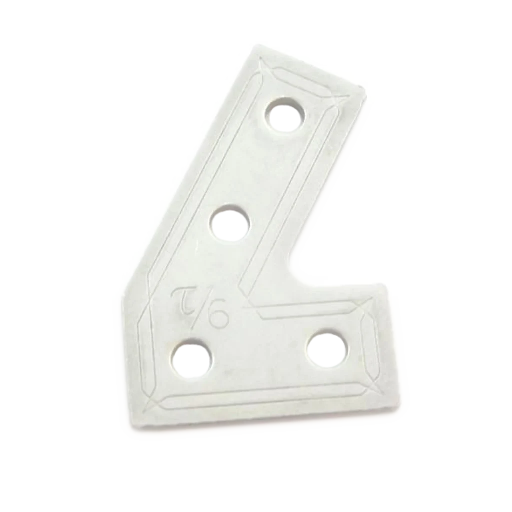 MakerBeam - 10x10mm 60-Grad-Halterungen, 12 Stück