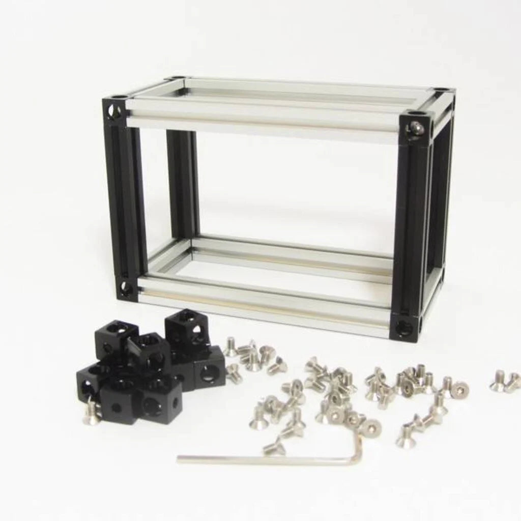 MakerBeam - 10x10mm Eckwürfel Schwarz, 12 Stück