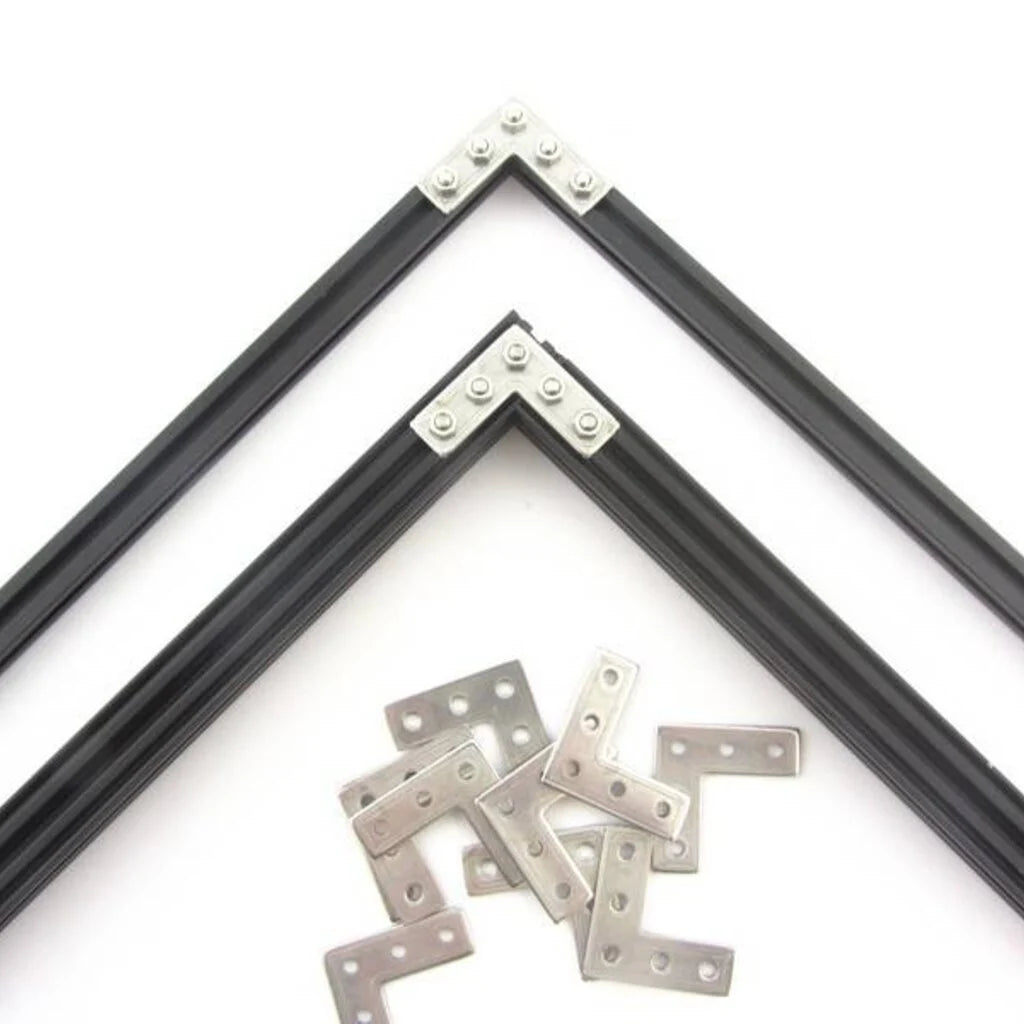 MakerBeam - 10x10mm rechtwinkligen Halterungen, 12 Stück