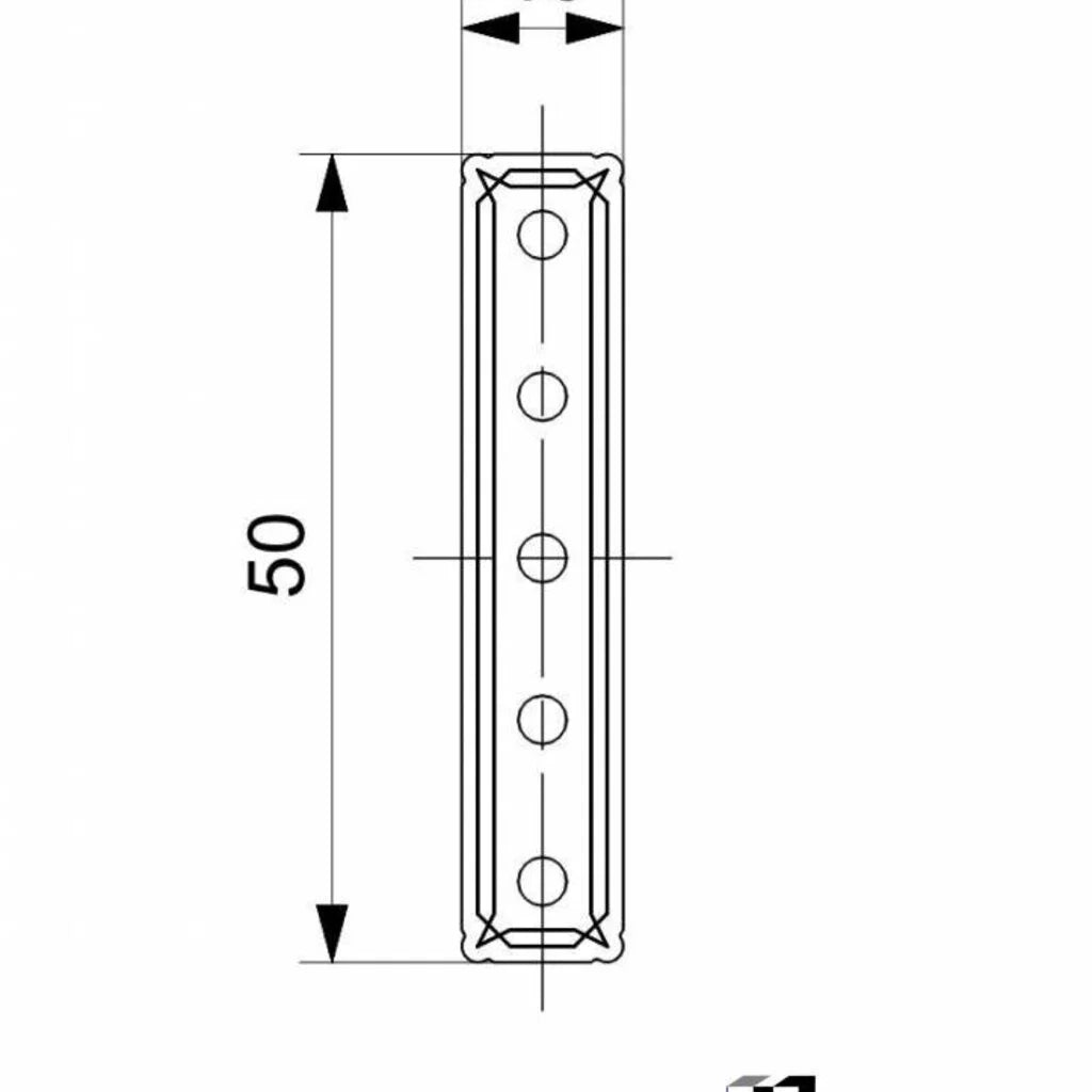 MakerBeam - 10x10mm gerade Halterungen / Verbinder, 12 Stück
