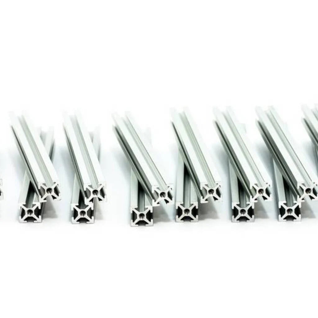 MakerBeam - 10x10mm, 16 Stück, 100mm, Silber, eloxiert