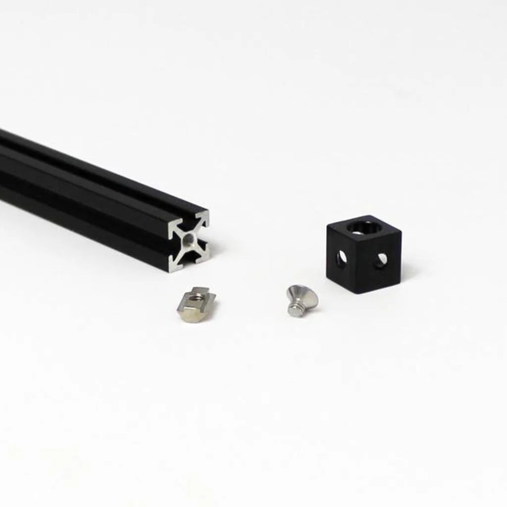 MakerBeam - 10x10mm T-Schlitz-Muttern mit Schrauben, 25 Stück