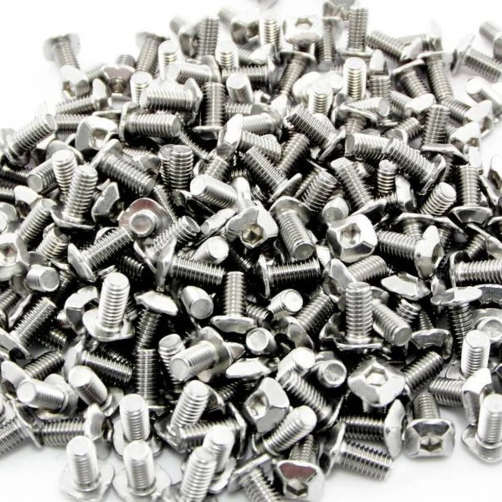 MakerBeam - 10x10mm M3, 6 mm quadratische Schrauben mit Sechskantloch, 250 Stück