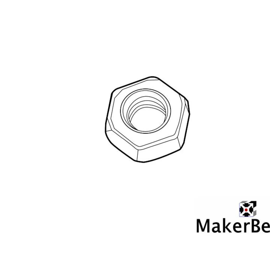 MakerBeam - 10x10mm M3 Muttern, 250 Stück