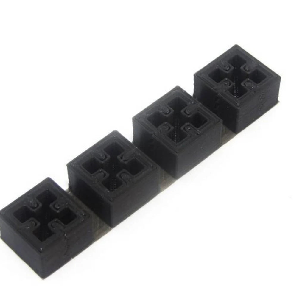 MakerBeam - 10x10mm Endkappen Schwarz 3D Gedruckt, 4 Stück