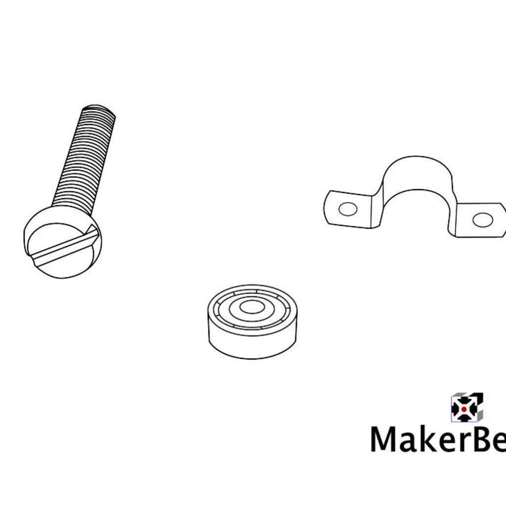 MakerBeam - 10x10mm Scharnierlager, 5 Stück
