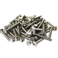 MakerBeam - 10x10mm M3 20mm quadratische Schrauben mit Sechskantloch, 50 Stück