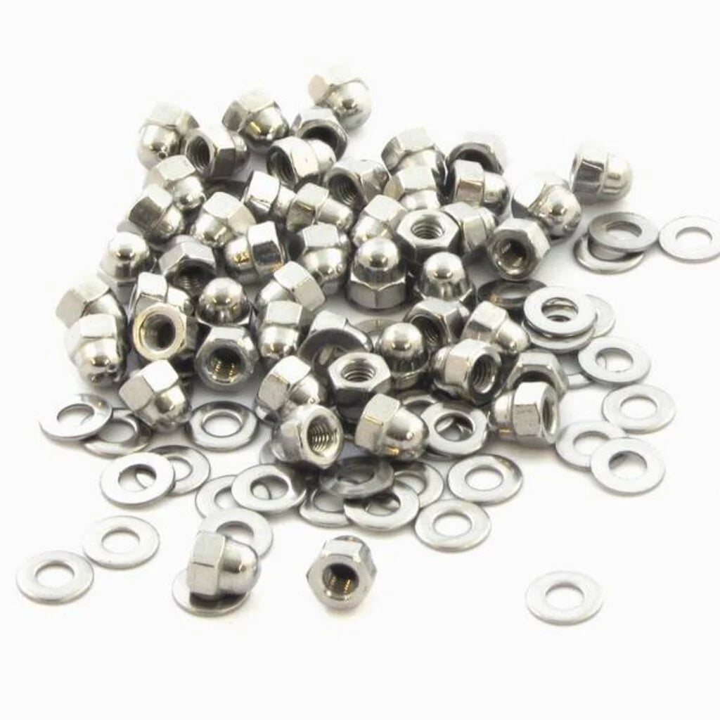 MakerBeam - 10x10mm M3 Hutmuttern, 50 Stück