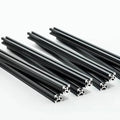 MakerBeam - 10x10mm, 8 Stück, 200mm, Schwarz, eloxiert