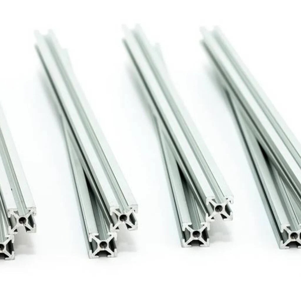 MakerBeam - 10x10mm, 8 Stück, 200mm, Silber, eloxiert