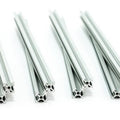 MakerBeam - 10x10mm, 8 Stück, 200mm, Silber, eloxiert