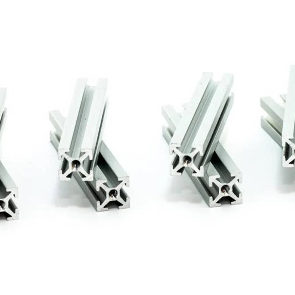 MakerBeam - 10x10mm, 8 Stück, 60mm, Silber, eloxiert