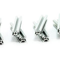MakerBeam - 10x10mm, 8 Stück, 60mm, Silber, eloxiert