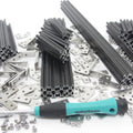 MakerBeam - 10x10mm Black Premium MakerBeam Starter Kit