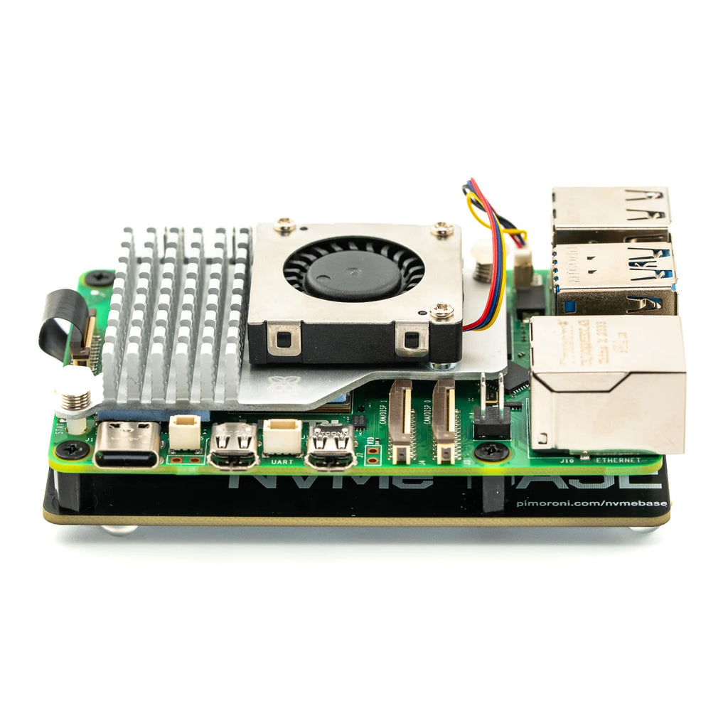Pimoroni NVMe Base für Raspberry Pi 5, PCIe, M-Key NVMe SSD Unterstützung