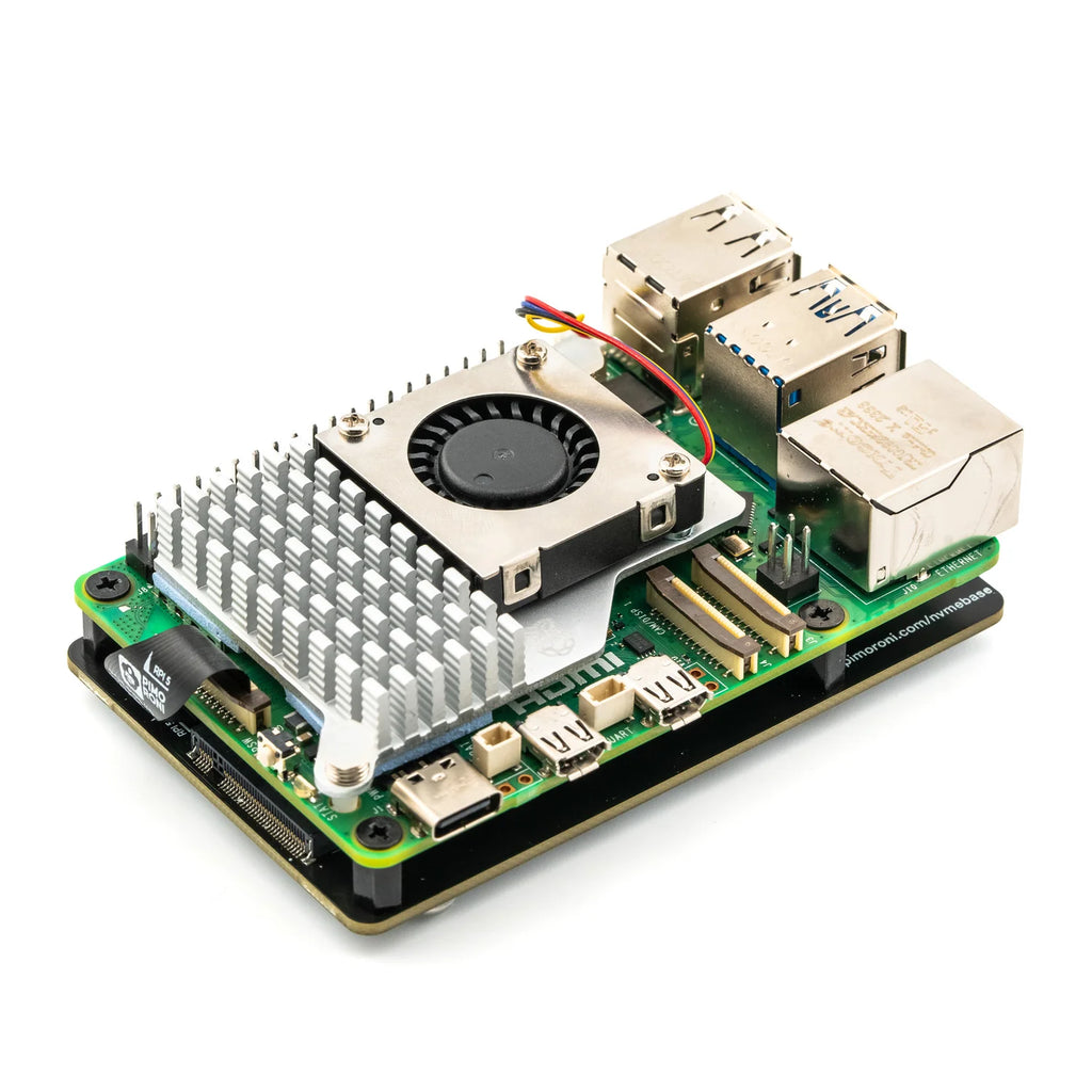 Pimoroni NVMe Base für Raspberry Pi 5, PCIe, M-Key NVMe SSD Unterstützung