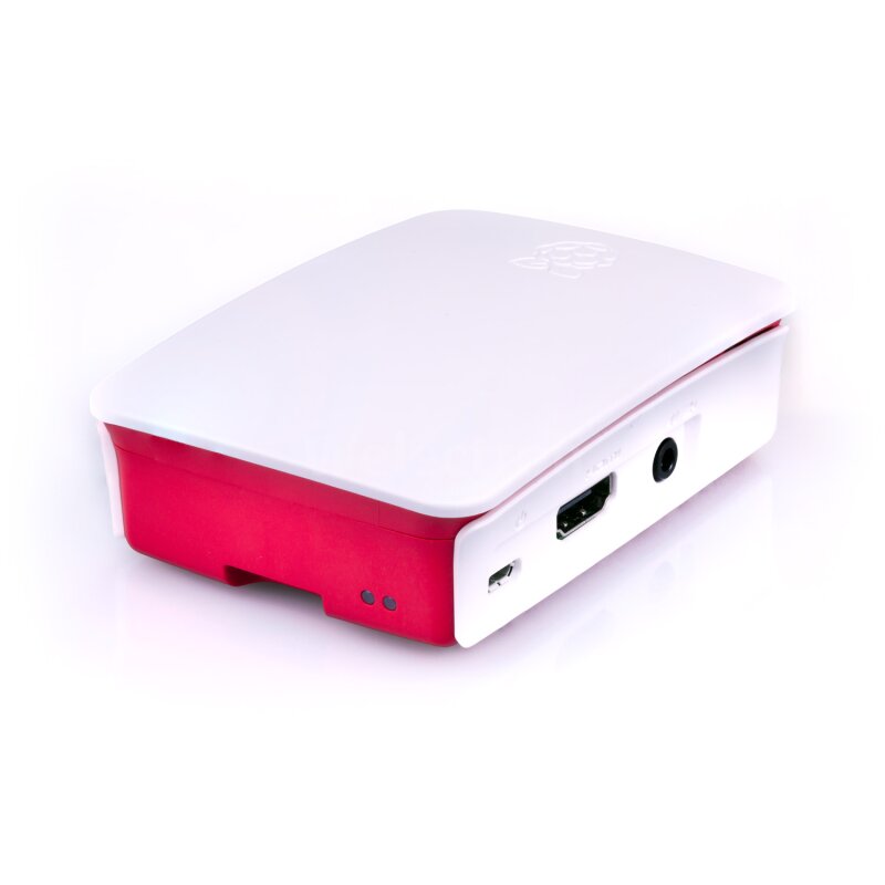offizielles Raspberry Pi Gehäuse rot/weiß für 3 Modell B / B+