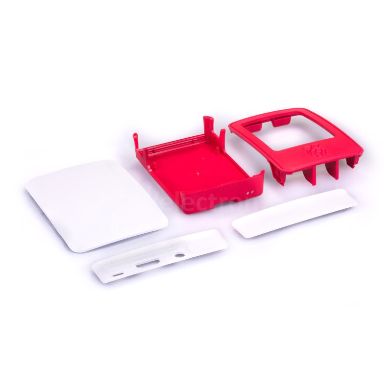 offizielles Raspberry Pi Gehäuse rot/weiß für 3 Modell B / B+