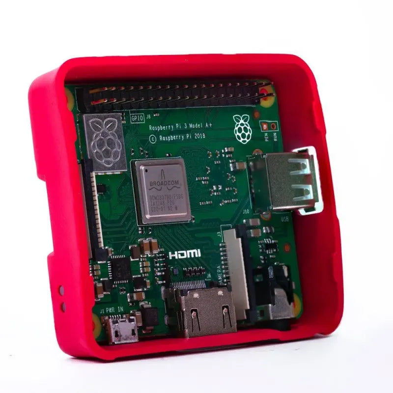 offizielles Raspberry Pi 3 Modell A+ Gehäuse – Rot/Weiß