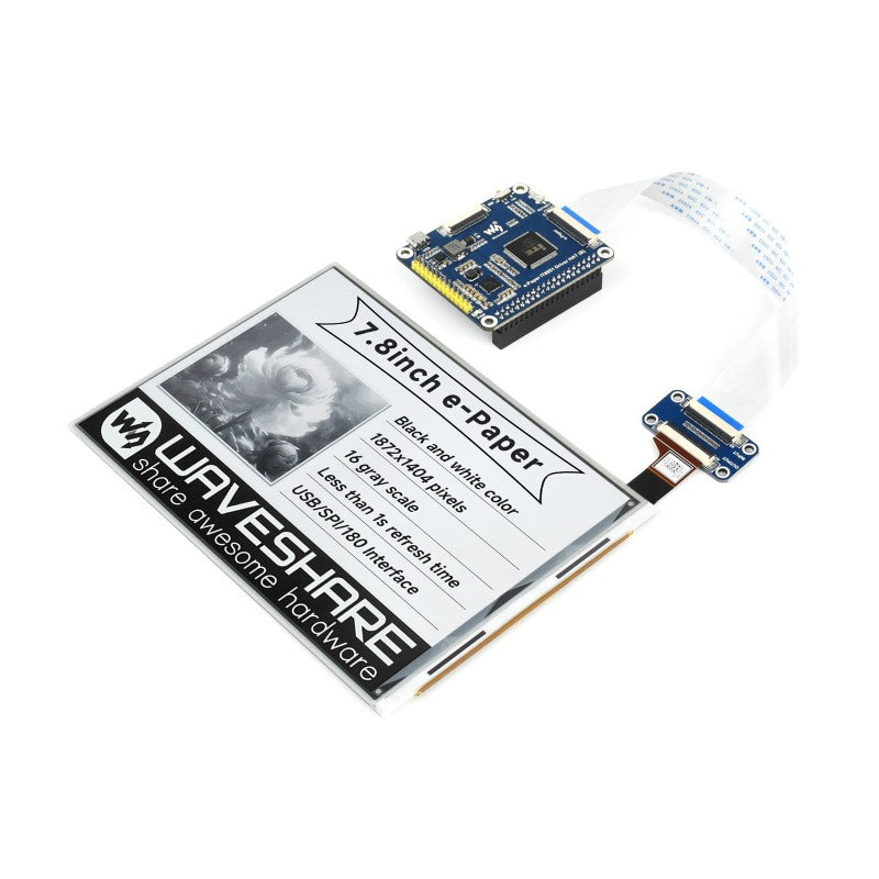 7.8inch e-Paper HAT SKU: 16766