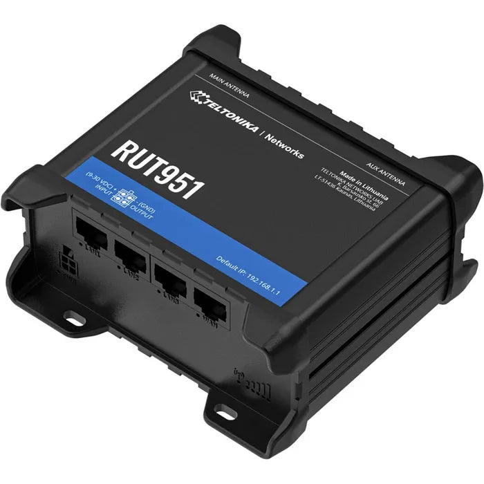 Teltonika RUT951 WLAN-Router 4G LTE bis 150 Mbit/s LTE,150 Mbit/s, Wi-Fi 4,