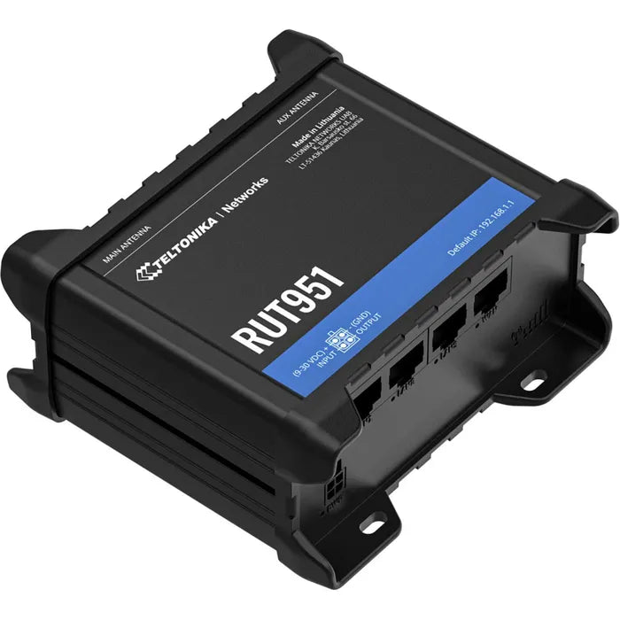 Teltonika RUT951 WLAN-Router 4G LTE bis 150 Mbit/s LTE,150 Mbit/s, Wi-Fi 4,