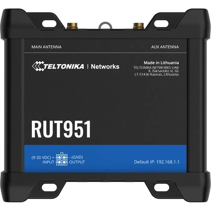 Teltonika RUT951 WLAN-Router 4G LTE bis 150 Mbit/s LTE,150 Mbit/s, Wi-Fi 4,